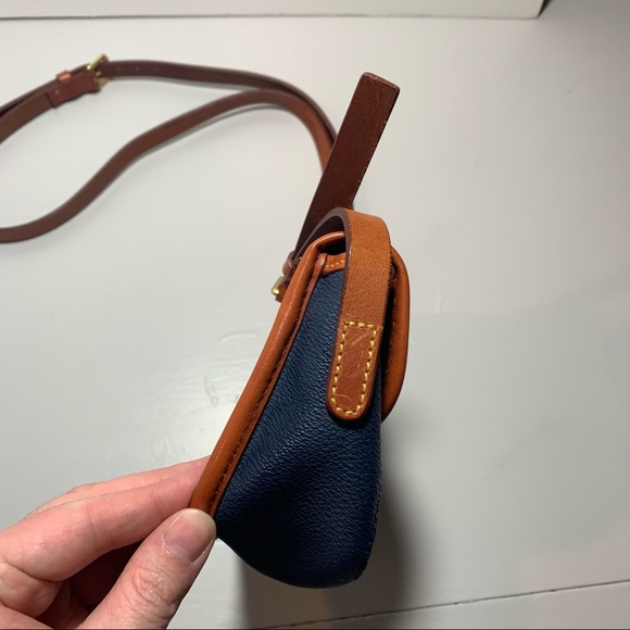 Dooney & Bourke CrossBody leather Purse navy - Picture 4 of 16